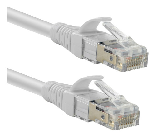 Cable De Red 2 Mts Cat 6a Utp Par Trenzado