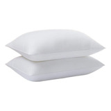 Almohada Monarca 1 Standard + 1 King Size 200 Hilos Color Blanco