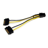 Adaptador Sata A Pcie 6 Pines - Negro/amarillo