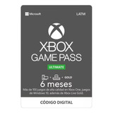 Xbox Game Pass Ultimate 6 Meses + 1 Mes De Regalo