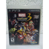 Jogo Marvel Vs Capcom 3 Fate Of Two Worlds Ps3 Fisica R$75