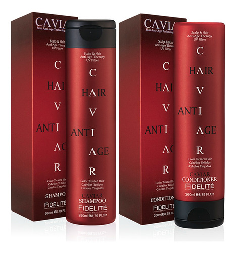 Fidelite Caviar Shampoo + Acondicionador Pelo Teñido 260 Ml