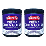 Crema Quita Gotas Vidrio Ventanales 300ml Margrey (2 Piezas)