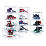 Simplgirl Caja De Zapatos Transparente Apilable De Plastico,