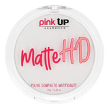 Polvo Traslúcido Compacto Matte Hd Pink Up / Fijador