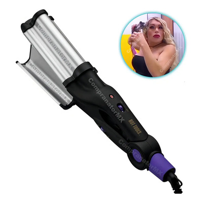 Onduladora Para Cabello Hot Tools Cerámica Titanio Onda Profunda Negro | Envío gratis