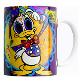 Taza De Café Día De Muertos Pato Donald Disney 325ml