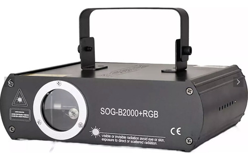 Laser Colorido Festa Holografico B2000 Rgb Sensor Som Dmx