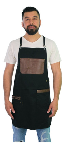 Mandil Innermotion Mezclilla Para Barbero. Estilo Apron #4