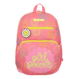 Mochila Xtrem Bolt Pink Power Rosa Diseño De La Tela Liso