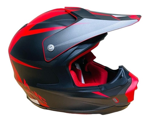 Casco Hjc Cross Fx Fibra Axxis Mc1 Super Liviano Motoscba