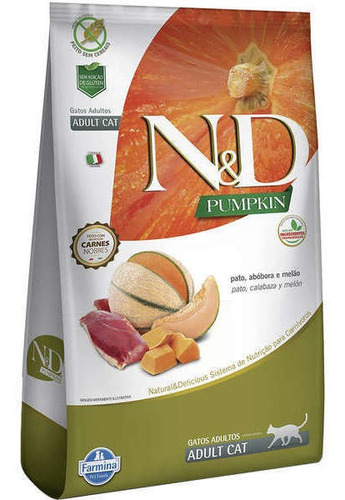 N&d Pato Y Calabaza 7.5kg Para Gatos 