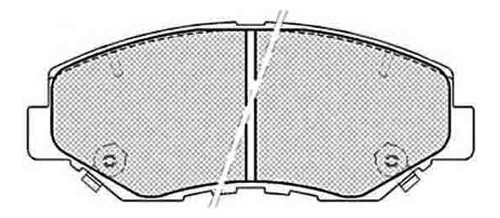 Pastillas Freno Para Honda Element 03/ Delantera Marca Hi-q Foto 2
