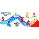 Figuras Sonic 2 Colección Mcdonald's Sonic Tails Knuckles