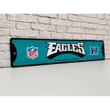 Vintage Eagles Philadelphia Nfl Cartel De Metal 