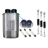 Kit Reparo Microondas Capacitor 0,95uf 3 Diodo 3 Fusivel 20a