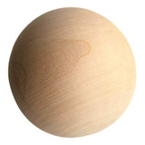 Esfera Bocha Pelota Grande Madera Didactica 7,8 Cm Diametro