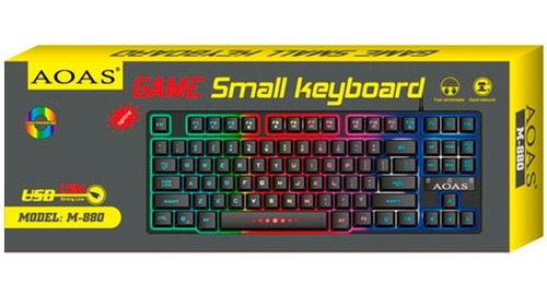 Teclado Gamer Aoas M888 Retroiluminado 2064230 Shine