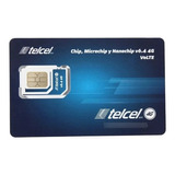 Chip Y Microchip Telcel 3/4g Lte Lada Guanajuato Gto