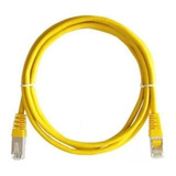 Cabo De Rede Rj45 Cat5e Amarelo 1,5mt Patch Cord