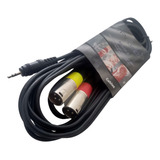 Cable 3,5mm A 2 Xlr Macho 5mts Prodb Ac025-5