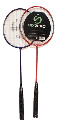 Set Badminton Sixzero 2 Raquetas Junior + 2 Plumas + Bolso