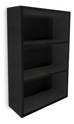 Nicho Decorativo Alto Prateleira Madeira Mdf Preto 60 X 40