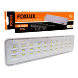 Luminária Led Branca De Emergência 127v 220v Foxlux