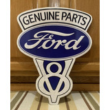 Cartel Ford V8 Sign Genuine - A Pedido_exkarg