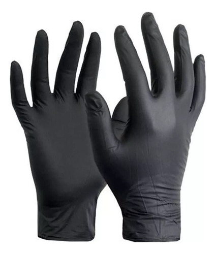 Guantes Nitrilo Negro Top Safe 100 Unidades Talla S Premium