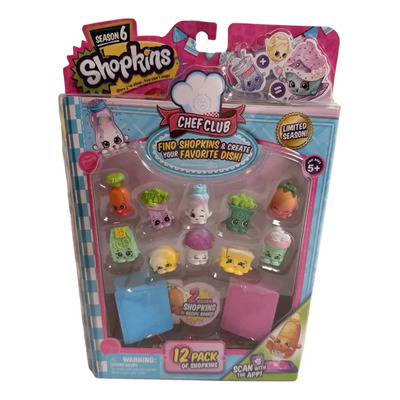 Shopkins Chef Club Pack X 12 Figuras Muñecos Alimentos | MercadoLibre