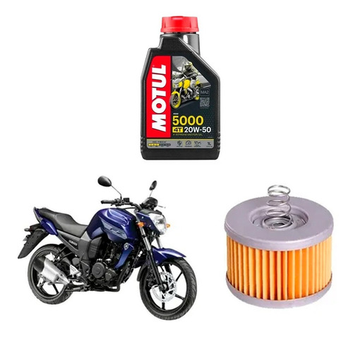 Kit Service Fz 16 Fi Sz Filtro Aceite Motul 3000 Sia++