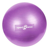 Balón De Gimnasia 65cm Yoga Pilates Sportfitness Color Violeta
