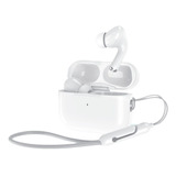 Fone De Ouvido Sem Fio Branco Com Microfone Bluetooth 5.3