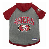 Pets First San Francisco 49ers Hoodie T-shirt, Small