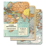 Cuadernos Mini Vintage Cavallini Mapas Antiguos 4 X 5, ...