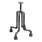 Patas Mesa Rustic Industrial, Set 4, Hierro Negro