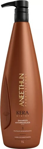 Shampoo Antirresíduo Aneethun Kera System 1 L