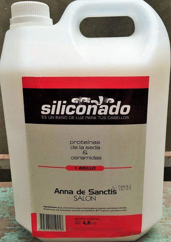 Shampoo Olio Anna De Sanctis Por 5 Litros Para Peluquería