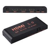 Splitter Hdmi Divisor Amplificador 1080p 4k 3d 1x2 2 Salidas