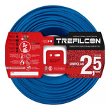 Cable Unipolar 2.5 Mm Trefilcon Pvc Color Celeste X 5 Mts