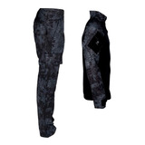 Farda Tática Calça + Camisa Bélica Camuflada Airsoft Typhon