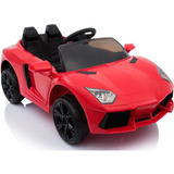 Carro Moto Electrico Lamborghini Llanta Caucho Bluetooth 12v