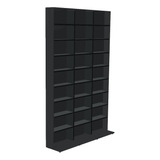 Estante Para 675 Dvd´s - Torre Triplex Grafite