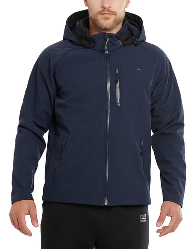 Campera Montagne Hombre Impermeable Outdoor Urbano Capucha