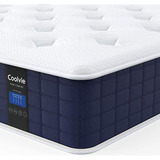 Colchón Híbrido Coolvie Twin Xl 10 Pulgadas Memory Foam