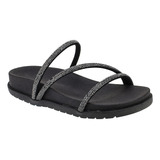 Sandalia Birken Infantil Menina Papete Feminina Flat Strass