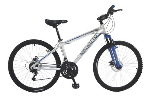 Bicicleta Xc-5000 Alum R26 21v Sunrace Ddm Plata Gde Benotto