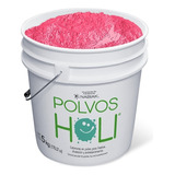 Cubeta Polvo Holi 5kg Frutal Olor Color Carreras Evento 1pz Color Rosa Fresa