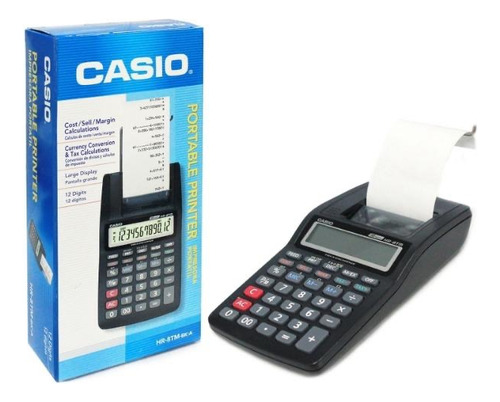 Calculadora Casio Impresora Portátil Hr-8tm Nueva